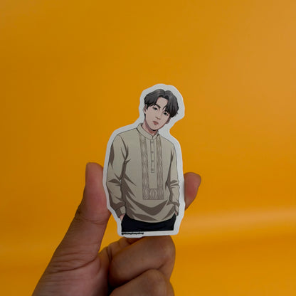 OT7 Barong Idols Sticker (Waterproof & UV Laminated)