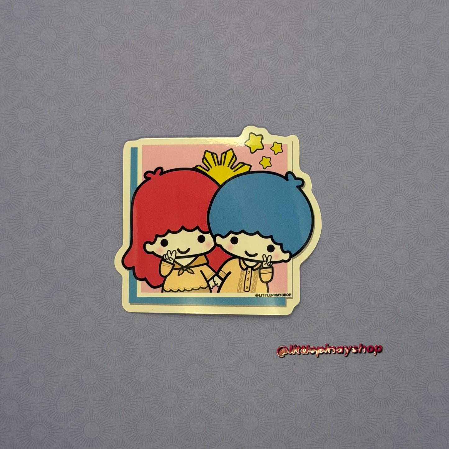 Filipino Kawaii Culture Waterproof Vinyl Sticker | Filipino Inspired Cute Character Sticker | 3" UV Laminated Laptop, Water Bottle, Journal