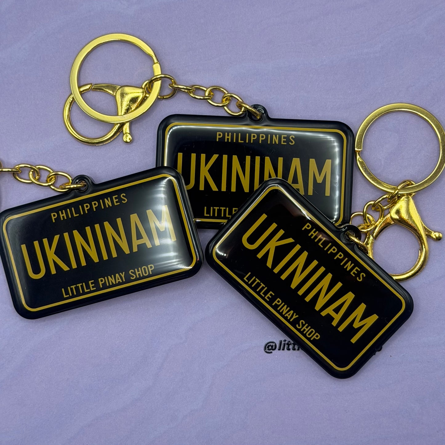 UKININAM Philippine License Plate Acrylic Keychain | Epoxy Coated | 2.5 Inch