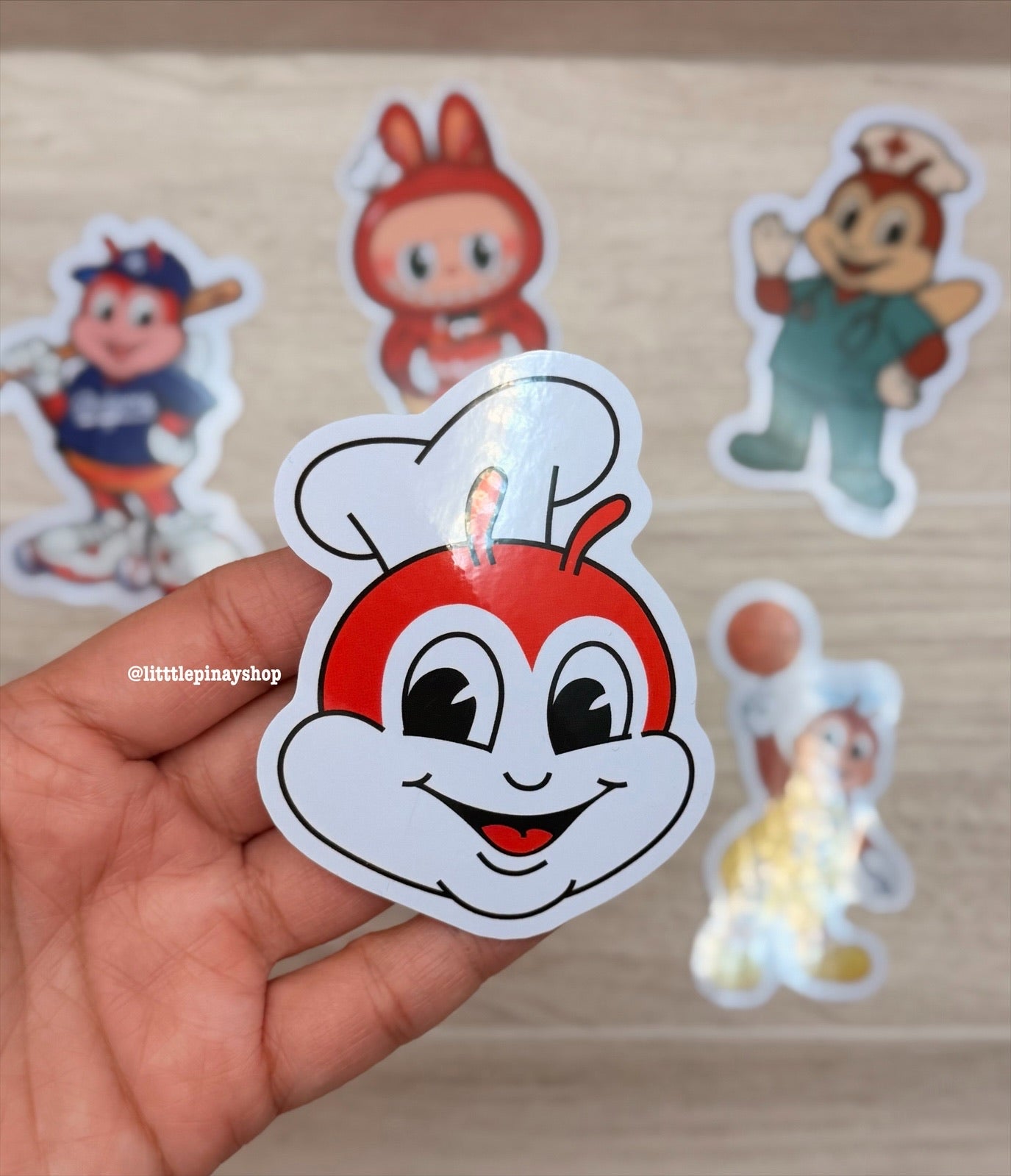 Jollibee Inspired Waterproof Vinyl Sticker | 3" Sticker Decals