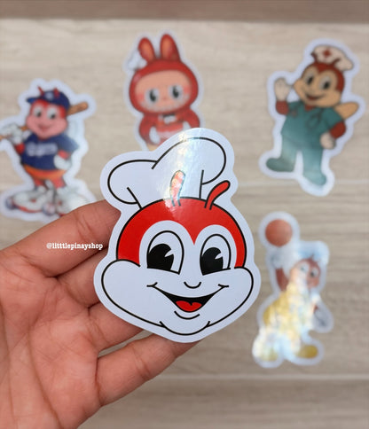 Jollibee Inspired Waterproof Vinyl Sticker | 3" Sticker Decals