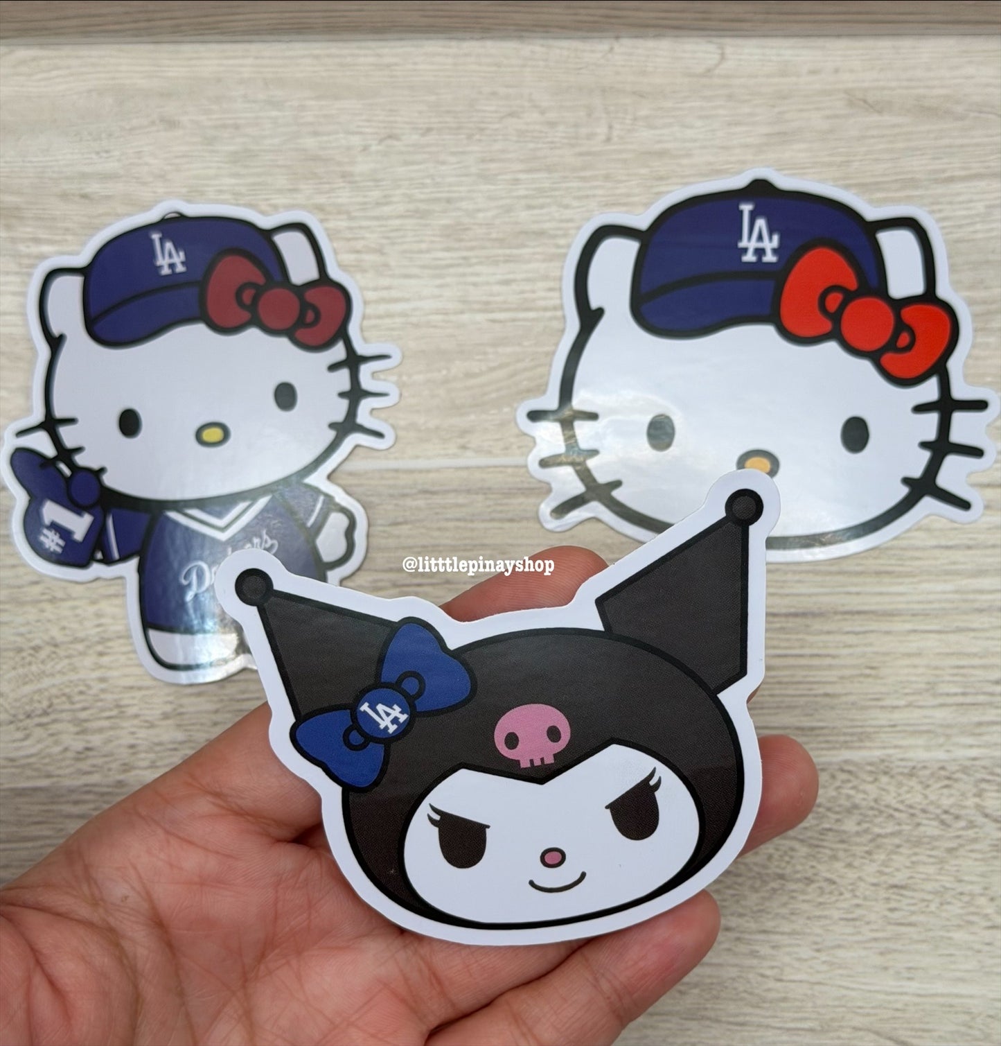 Dodgers Kawaii Cutie Fan Waterproof Vinyl Sticker