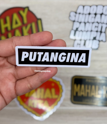 Filipino Funny Vinyl Stickers | 3” Waterproof Decals