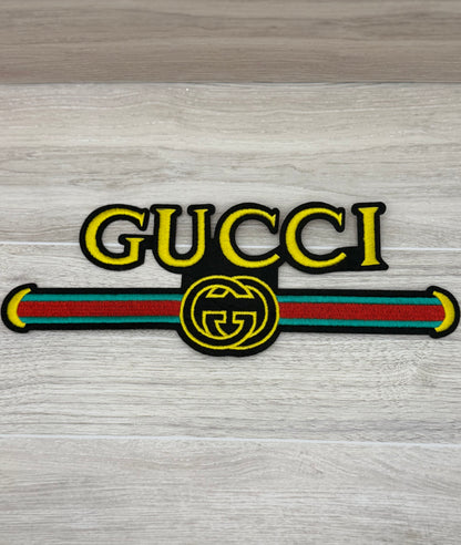 GG Inspired Iron-On Patch | Choose Your Design | Embroidered & Rhinestone Appliqué | Sold Individually