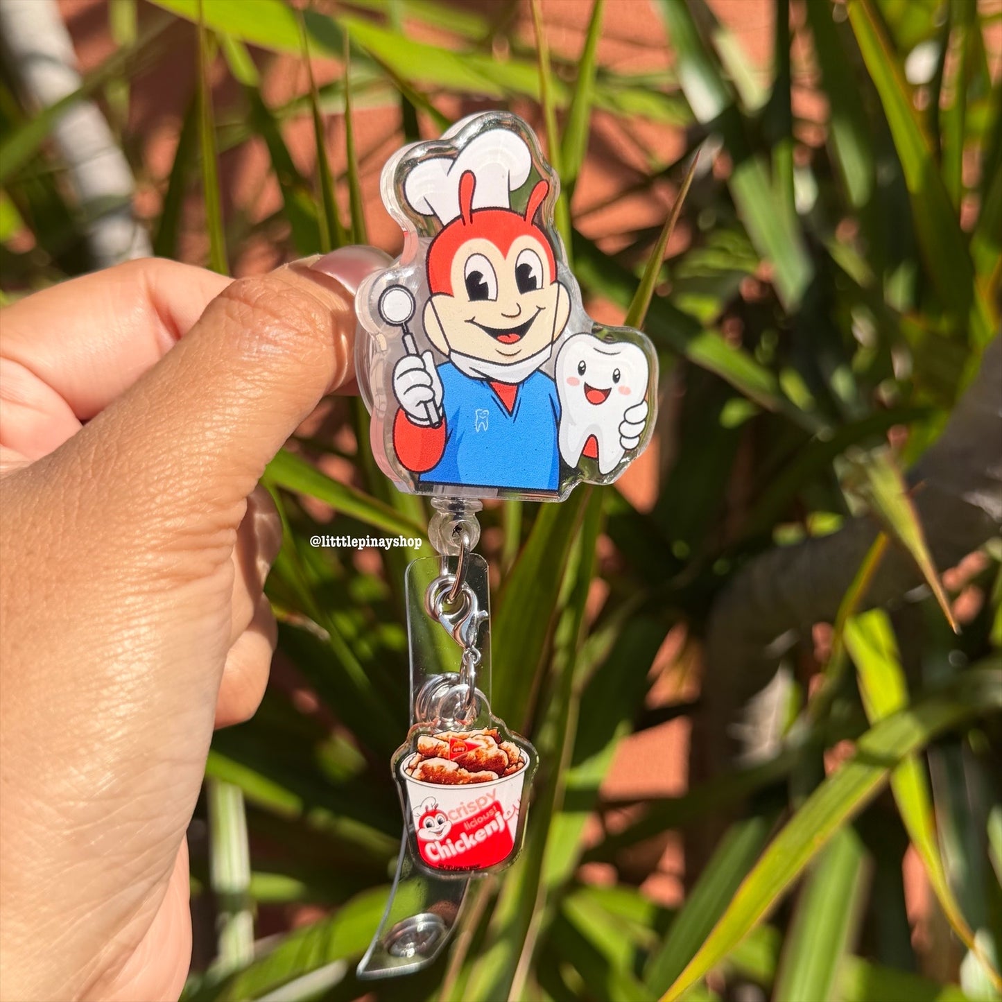 Jolli-Dentist ID Badge Reel ( Alligator Clip )