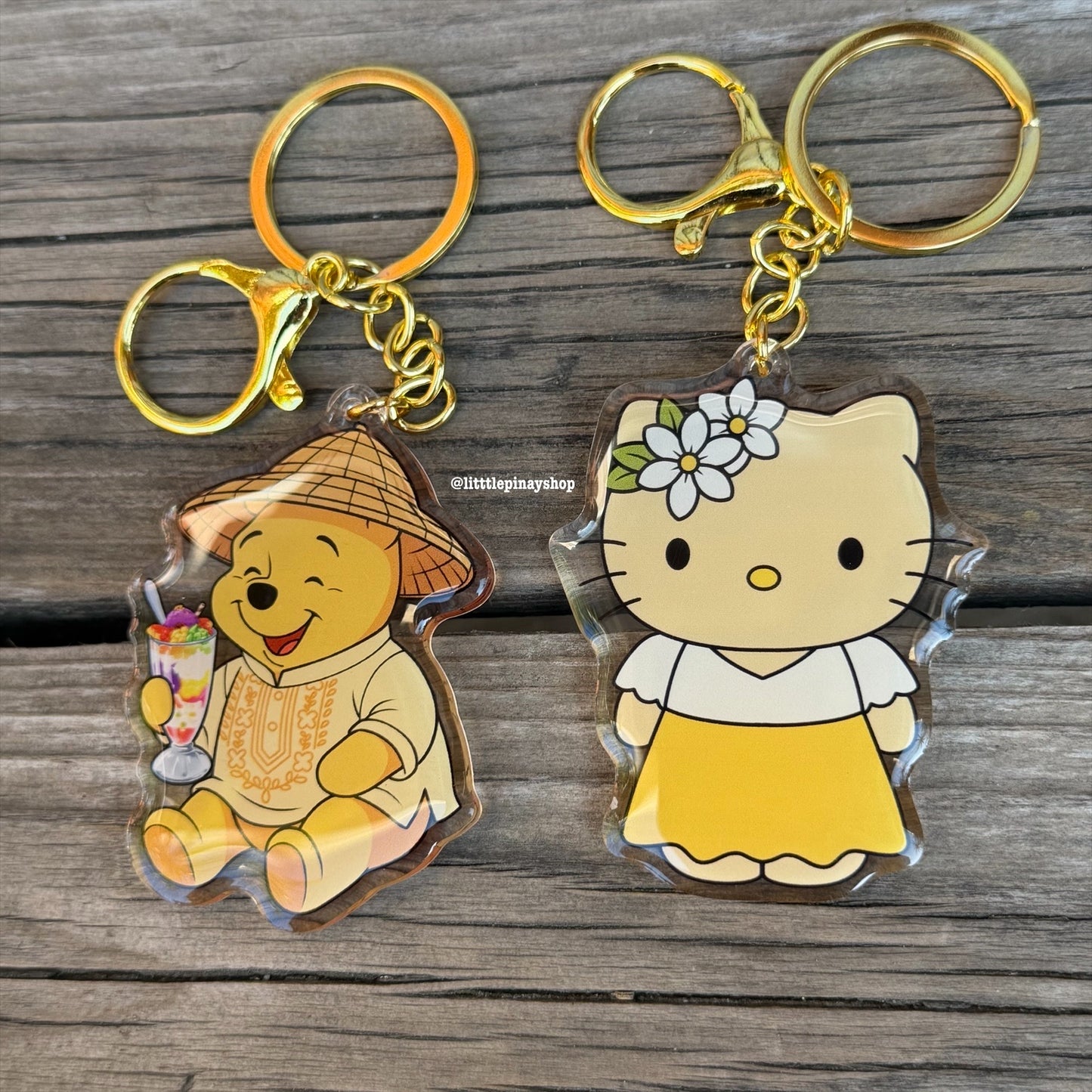 Filipino Inspired Acrylic Keychain Charm | Cute Bag Accessory