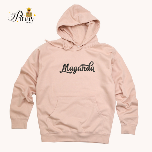 Embroidered " Maganda " Hoodie image 0