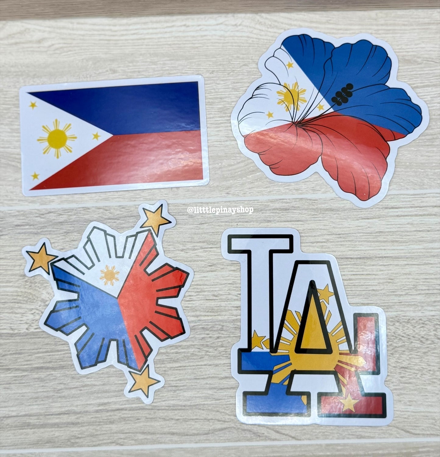 Filipino Pride Stickers | Philippines Flag & Culture | 3” Waterproof Decals