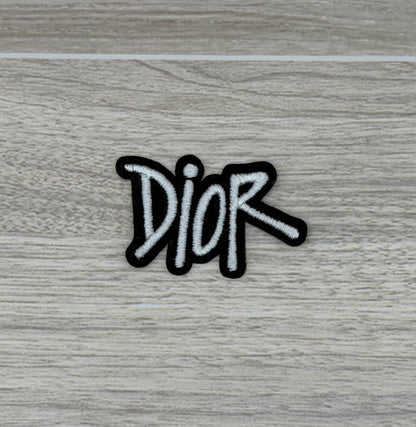 Mini DIOR Text Iron-On Patch