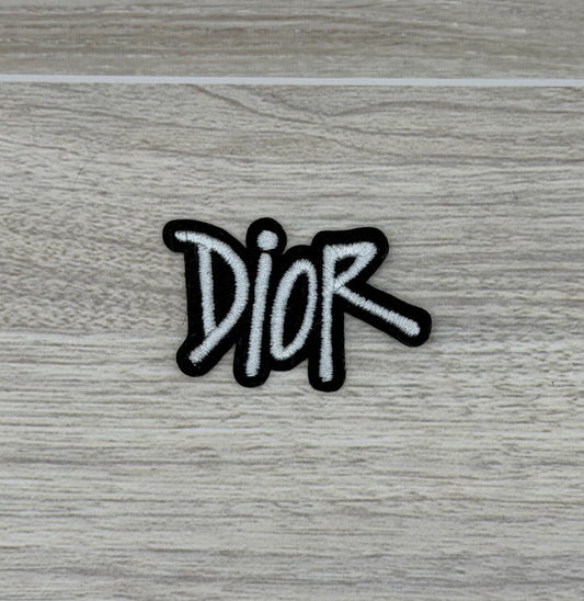Mini DIOR Text Iron-On Patch