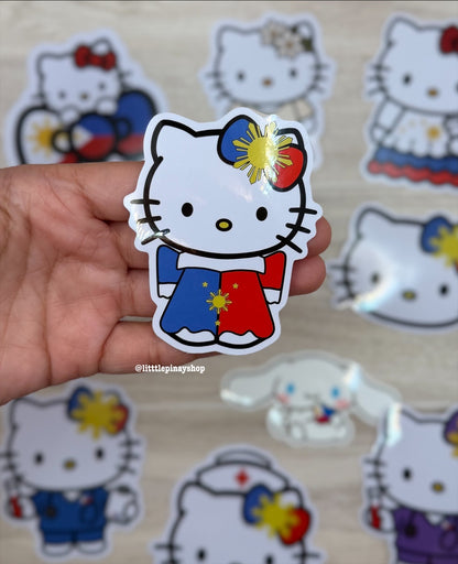 Kawaii Filipino-Inspired Twist Vinyl Sticker | 3” Waterproof Cute Decals