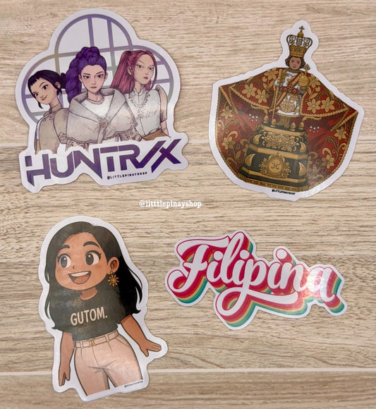 Filipina Vibes Waterproof Vinyl Sticker | Pinay Culture Art | 3” Sticker