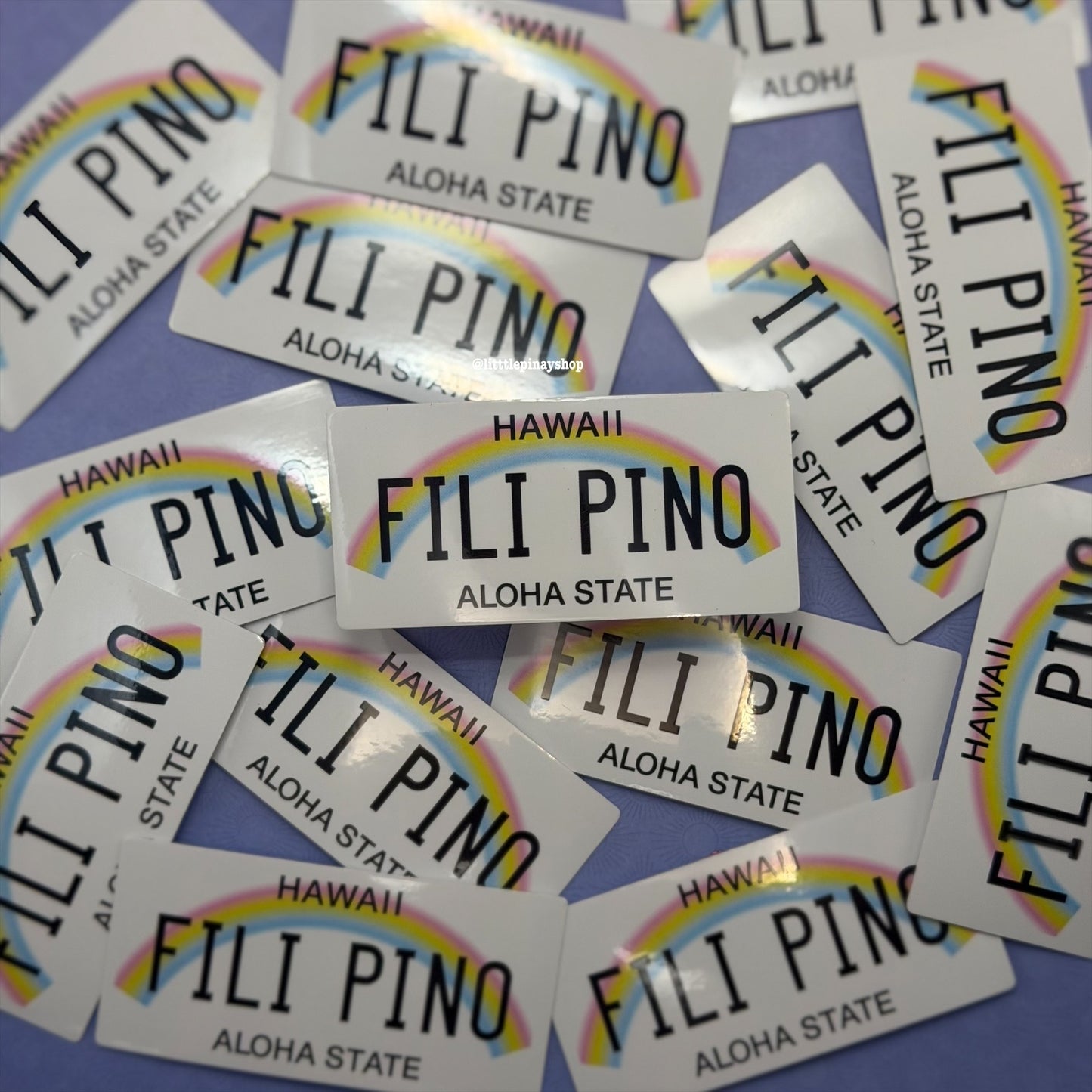 Filipino State License Plate Vinyl Stickers