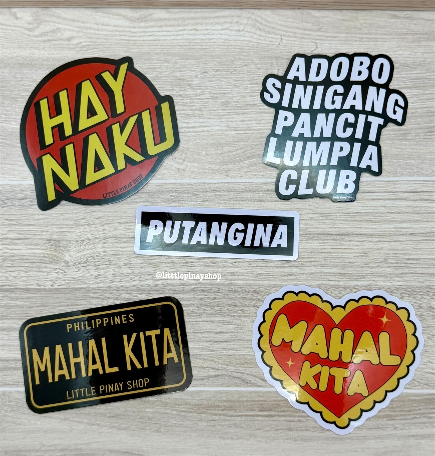 Filipino Funny Vinyl Stickers | 3” Waterproof Decals