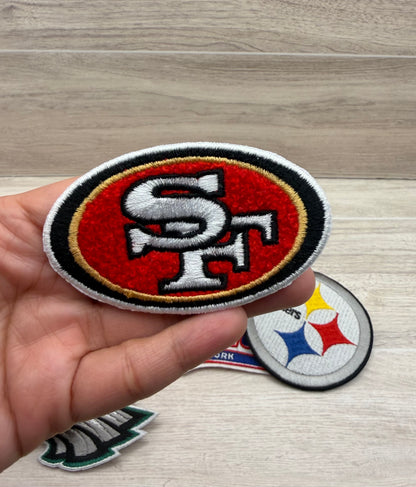 Football Team–Inspired Iron-On Patch | Fan Style Embroidered Patch