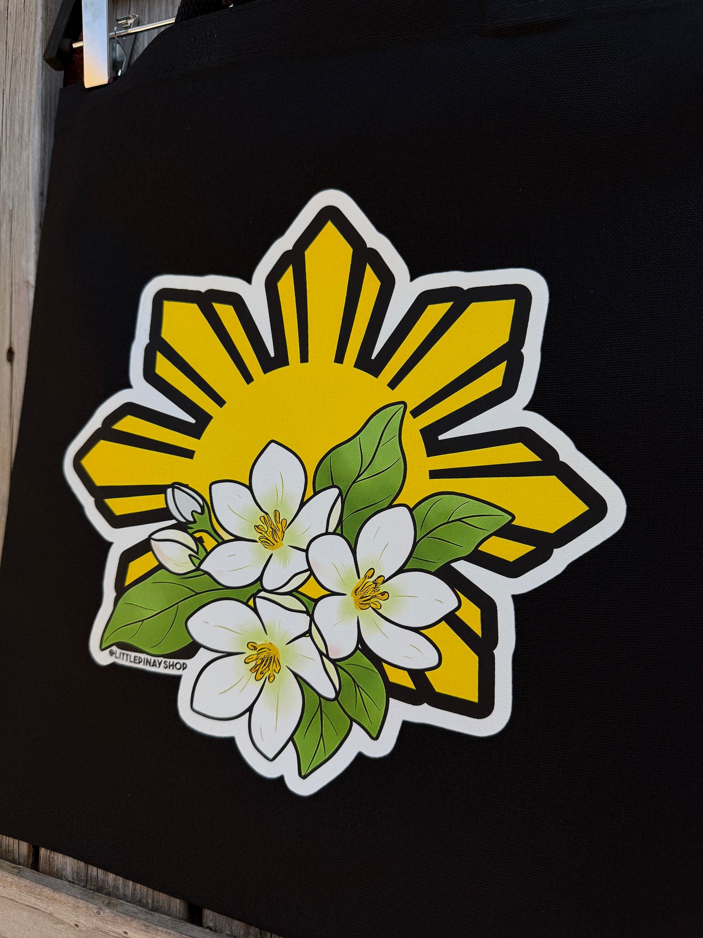 Sampaguita Araw Tote Bag