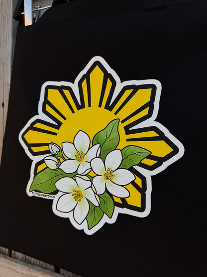 Sampaguita Araw Tote Bag
