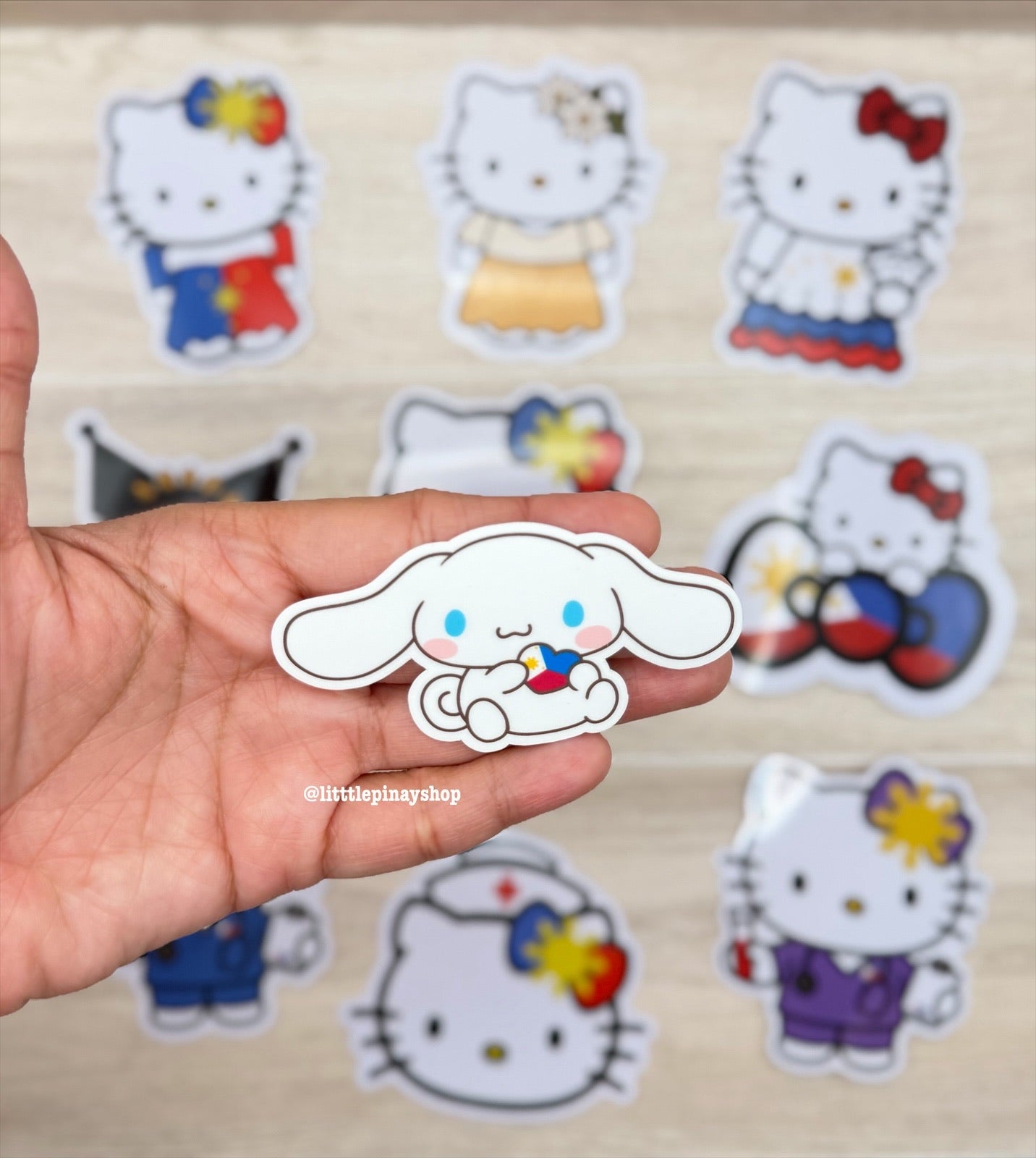 Kawaii Filipino-Inspired Twist Vinyl Sticker | 3” Waterproof Cute Decals