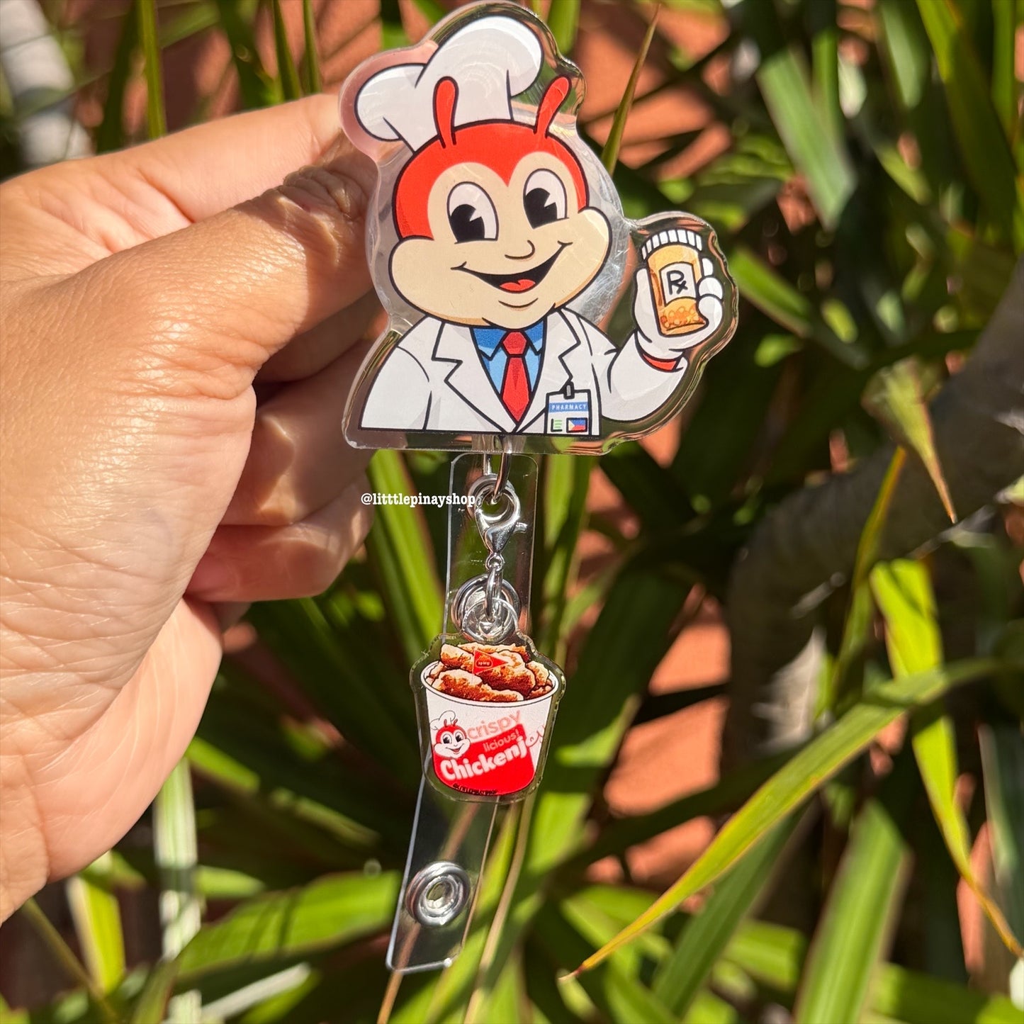 Jolli-Pharmacist ID Badge Reel ( Alligator Clip )