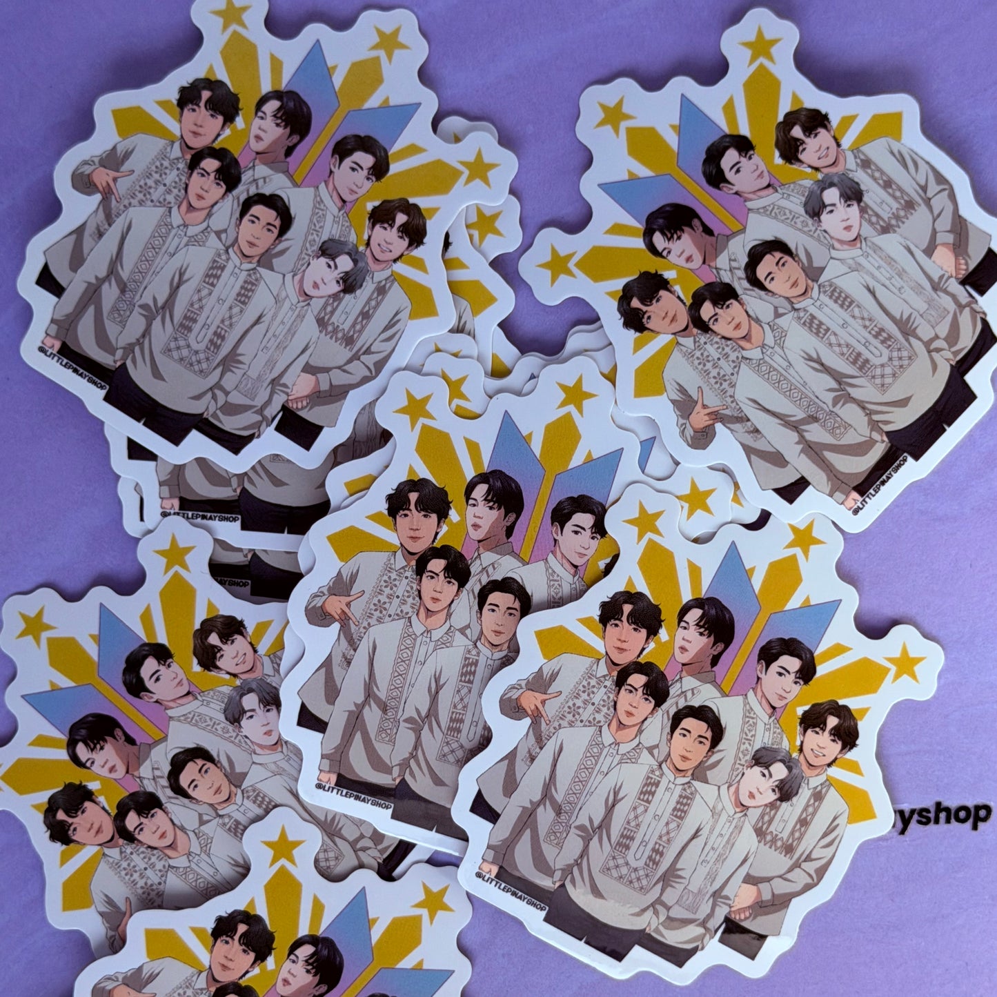 Kpop BTS Army Waterproof Vinyl Sticker | UV Laminated 3” Laptop, Water Bottle, Car & Journal Decal