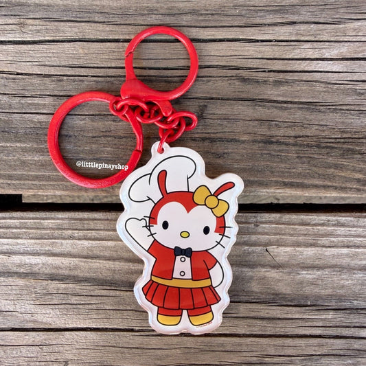 HK Jollibee Keychain , Bag Charm