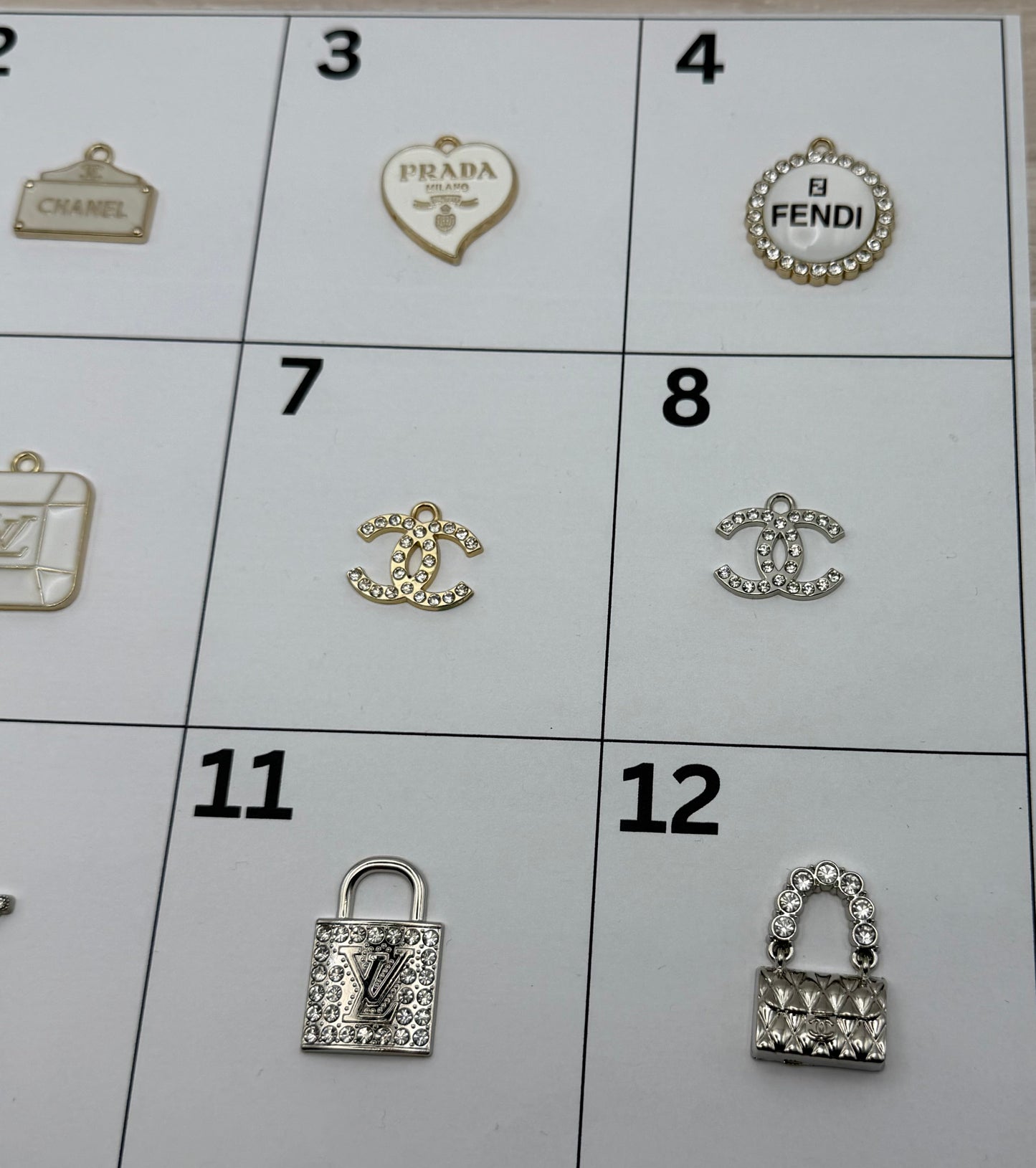 Style 1 | Designer-Inspired Pendant Charm | Choose Your Style | DIY Jewelry, Keychains & Accessories (Sold Individually)