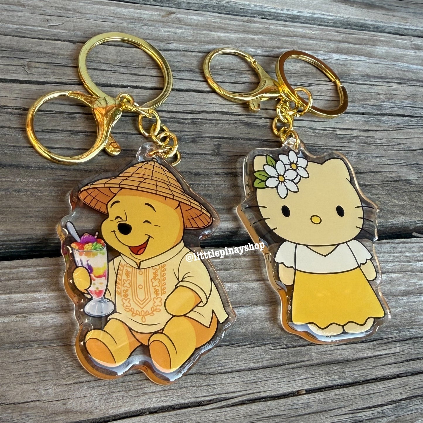 Filipino Inspired Acrylic Keychain Charm | Cute Bag Accessory