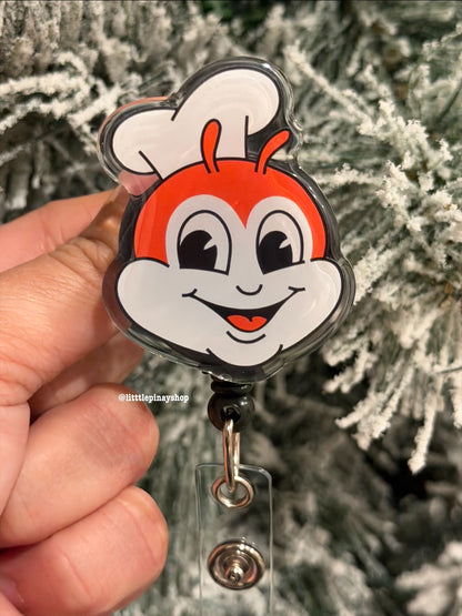JolliBee ID Badge Reel ( Alligator Clip )