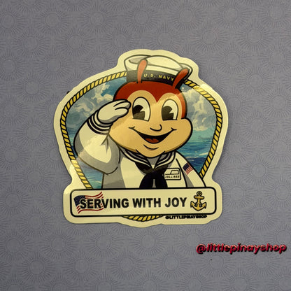 Jollibee Inspired Career Waterproof Vinyl Stickers 3”