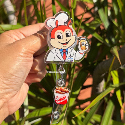 Jolli-Pharmacist ID Badge Reel ( Alligator Clip )