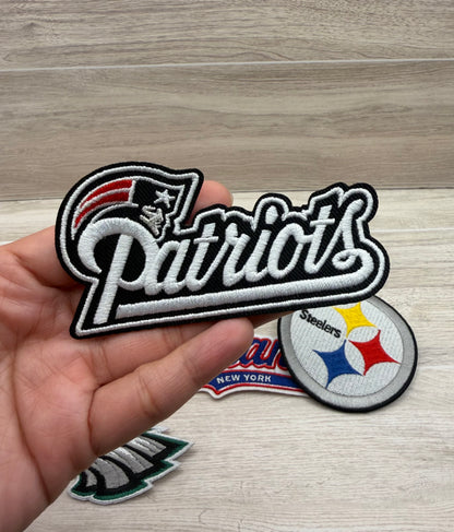 Football Team–Inspired Iron-On Patch | Fan Style Embroidered Patch