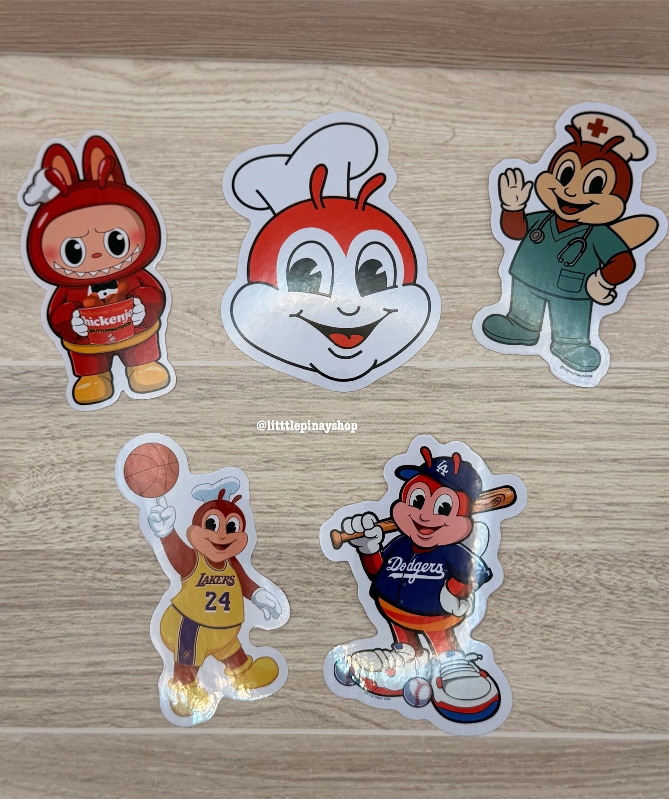 Jollibee Inspired Waterproof Vinyl Sticker | 3" Sticker Decals