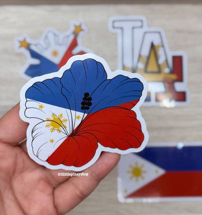 Filipino Pride Stickers | Philippines Flag & Culture | 3” Waterproof Decals