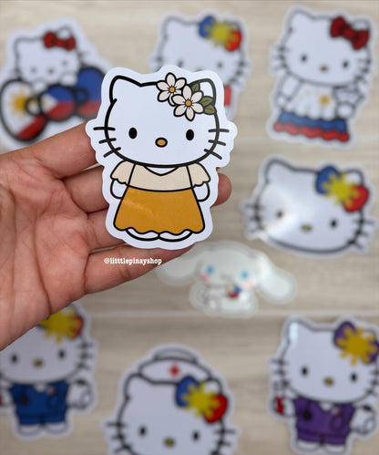 Kawaii Filipino-Inspired Twist Vinyl Sticker | 3” Waterproof Cute Decals