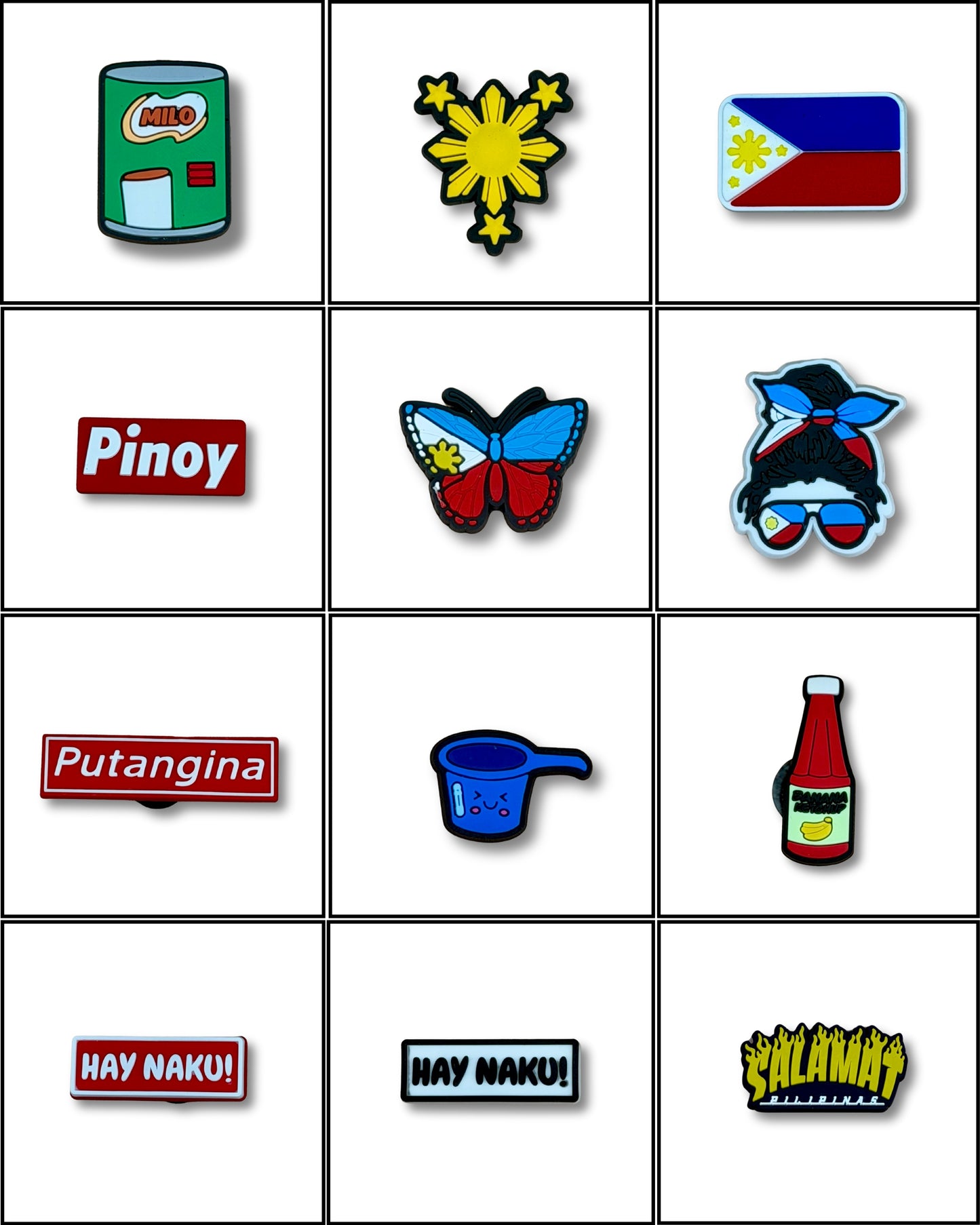 Filipino Crocs Jibbitz , Shoe Charms , Shoe Decoration