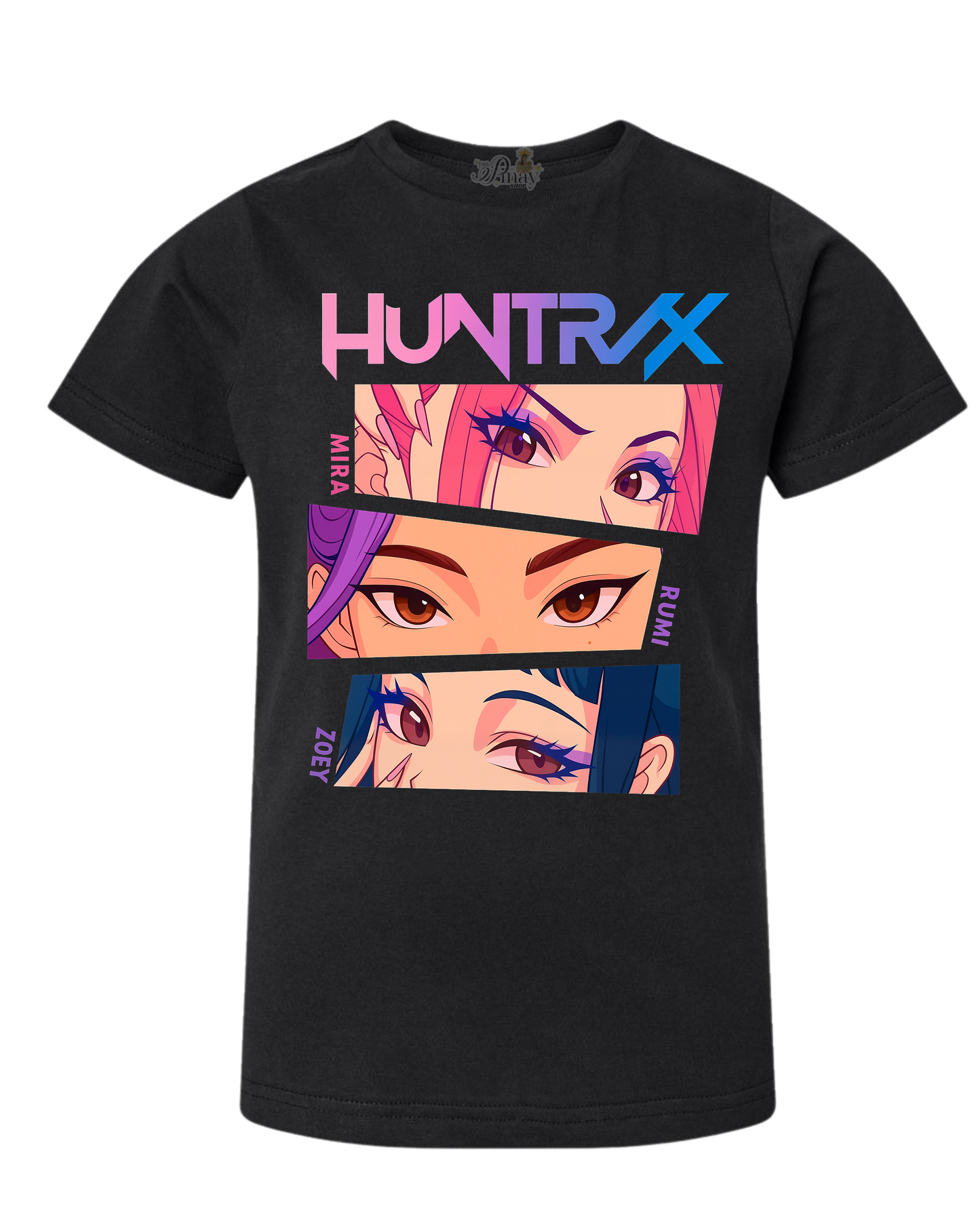 HUNTR/X Anime Eyes Graphic Tee – Kids to Adult