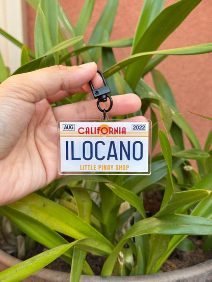 ILOCANO License Plate Keychain – Cali Pinoy Pride