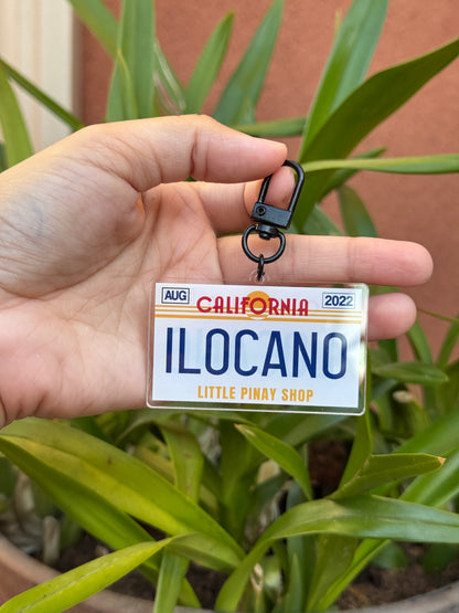 ILOCANO License Plate Keychain – Cali Pinoy Pride
