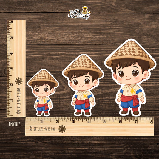 Bata sa Salakot Sticker – Filipino Heritage Cutie