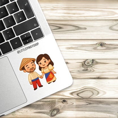 Pinoy Traditions Sticker – Heritage Couple Edition
