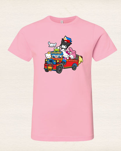 Kawaii Jeepney Friends Kids T-Shirt