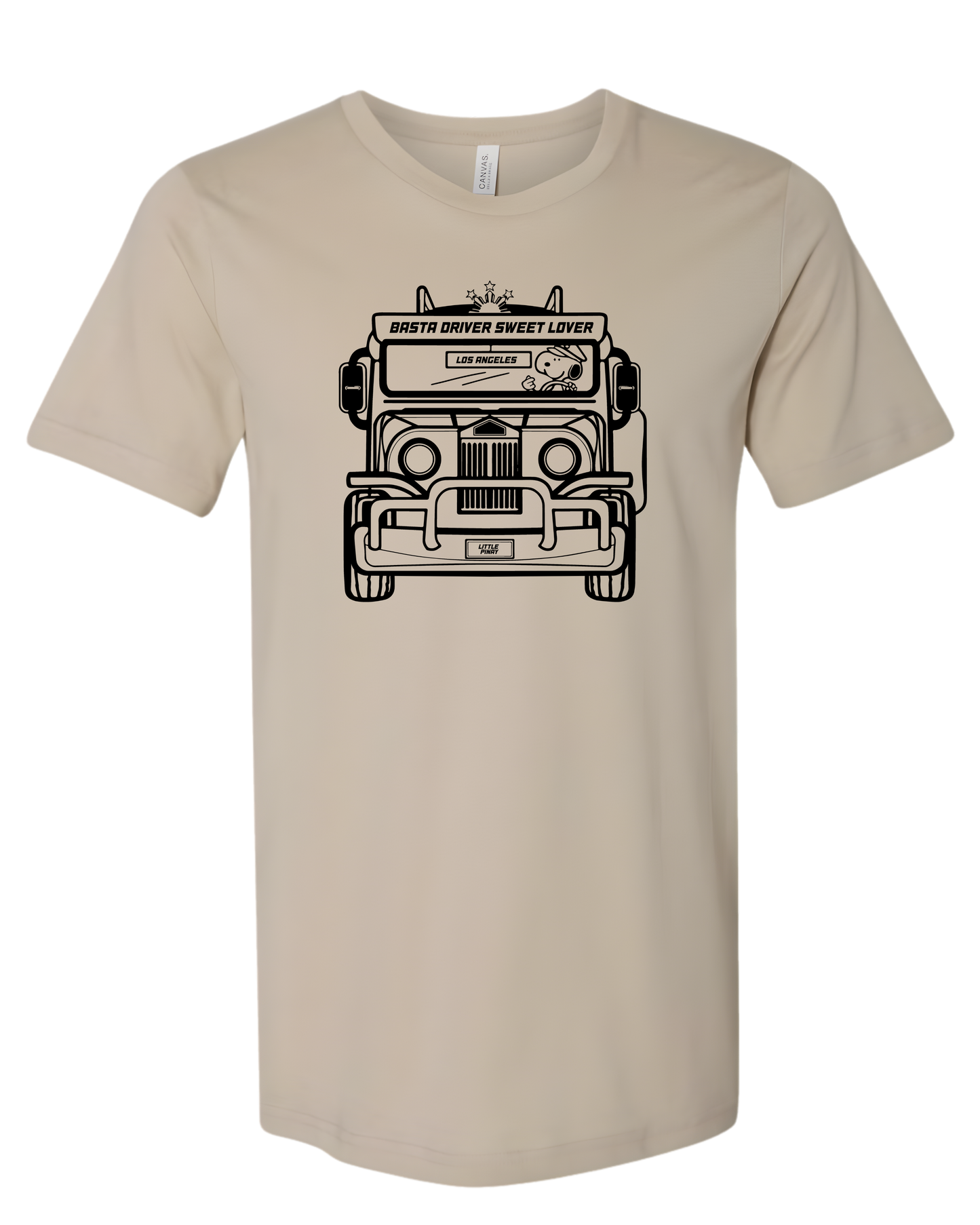 Basta Driver Sweet Lover Snoopy Jeepney  Tee