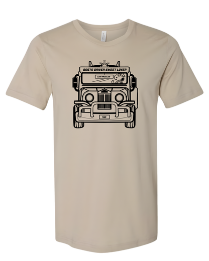 Basta Driver Sweet Lover Snoopy Jeepney  Tee