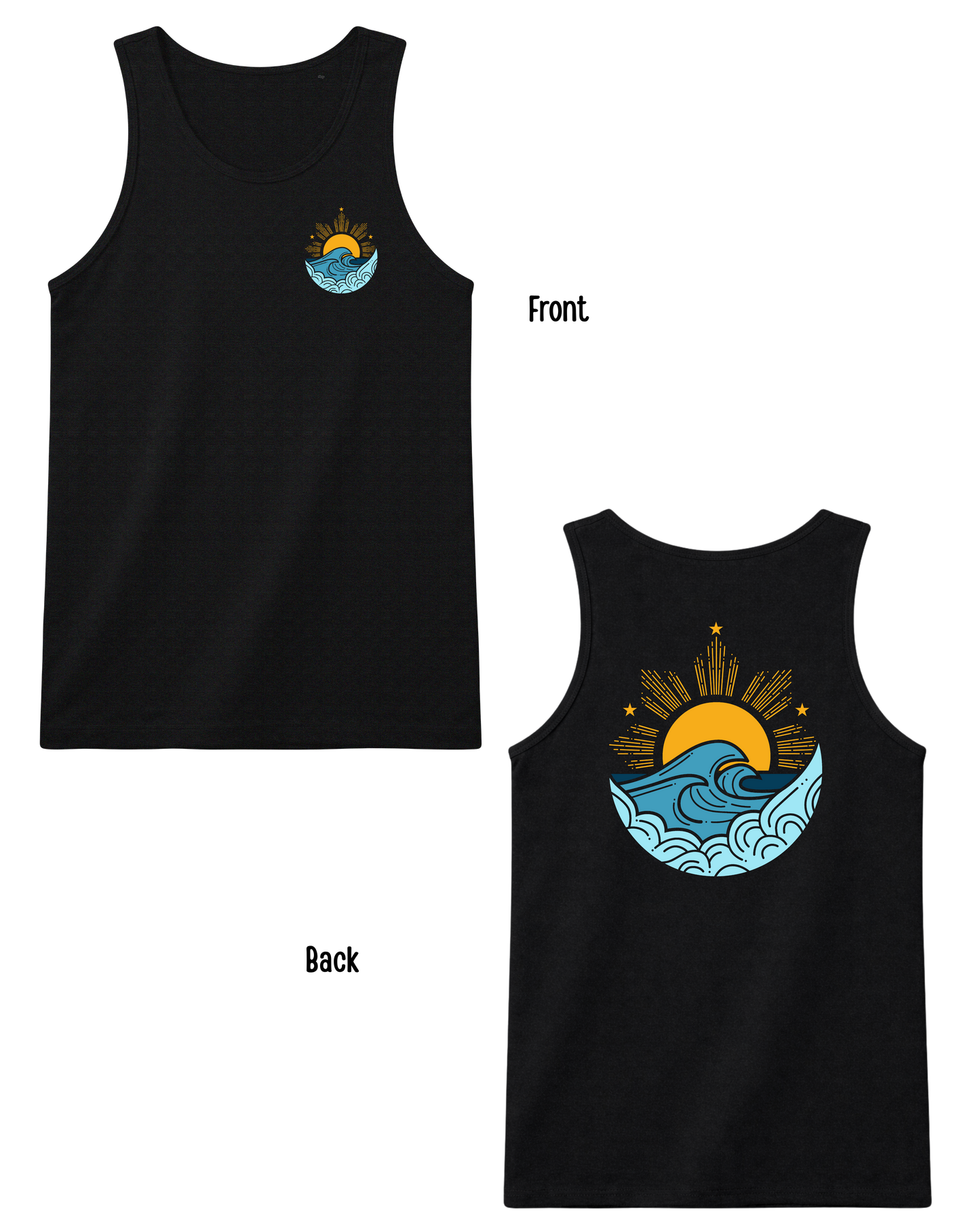 Men's Sun Wave Tank Top ( Sando )