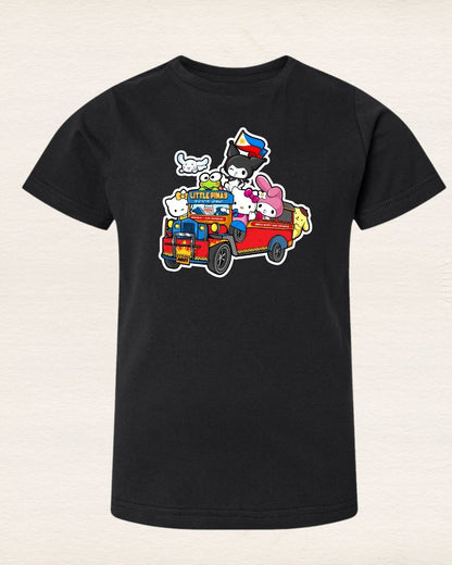 Kawaii Jeepney Friends Kids T-Shirt