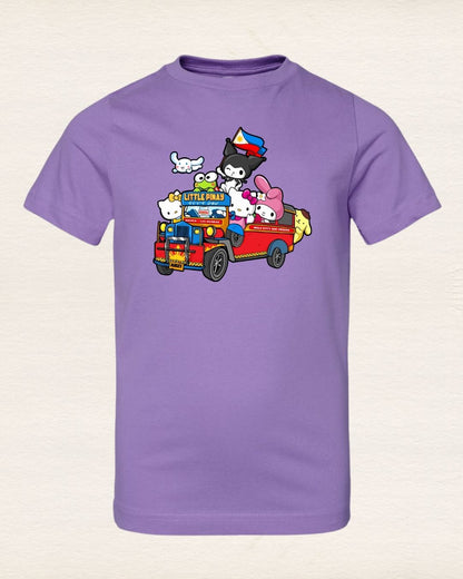 Kawaii Jeepney Friends Kids T-Shirt