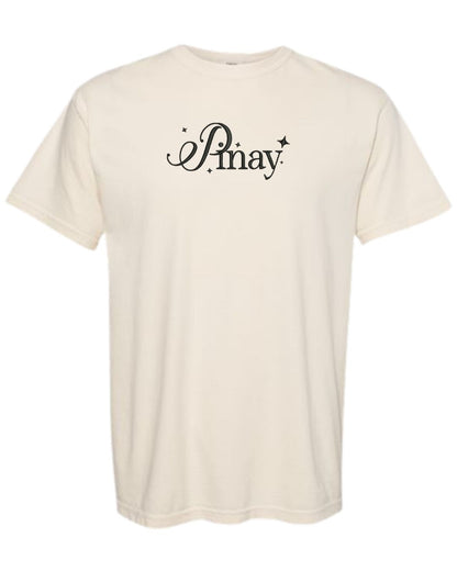 Pinay Embroidered Tee – Minimalist Filipina Pride Shirt