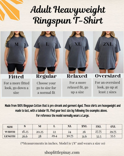 Pinay Embroidered Tee – Minimalist Filipina Pride Shirt