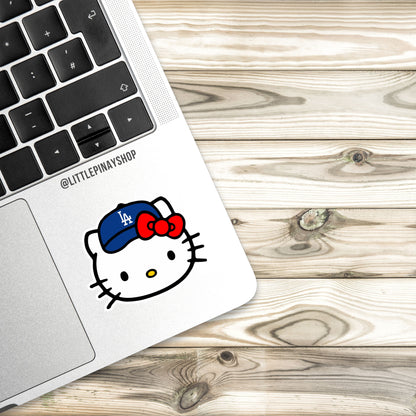 LA Bow Kitty Sticker