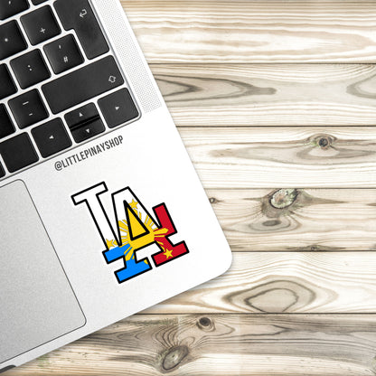 LA Philippine Flag Sticker